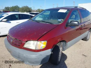 2002 Toyota Sienna CE with VIN 4T3ZF19C62U450159, listed as a IAAI auction lot 41222098 with 251,767 mi miles. Bid and sale history available at carsss.com. Image 6.