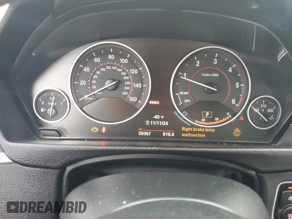 2018 BMW 3 Series 328d with VIN WBA8E5C52JA506771, listed as a Copart auction lot 80086094 with 59,367 mi miles and Clean title. Bid and sale history available at DreamBid. Image 9.
