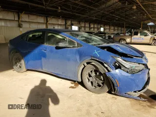 2024 Toyota Prius LE with VIN JTDACAAUXR3024790, listed as a Copart auction lot 44572915 with 0 mi miles and Salvage Title. Bid and sale history available at carsss.com. Image 4.