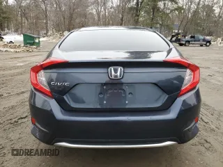2019 Honda Civic Sedan LX with VIN 2HGFC2F63KH574911, listed as a Copart auction lot 46676525 with 72,942 mi miles and Salvage Title. Bid and sale history available at carsss.com. Image 6.