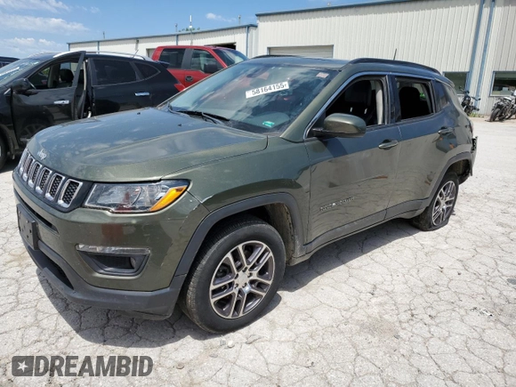 2018 Jeep Compass Latitude с VIN 3C4NJDBB8JT176145, выставлен на аукционе Copart как лот 58164155 с пробегом 114 797 миль миль и Списание • Salvage title. История ставок и продаж доступна на DreamBid. Изображение 1.