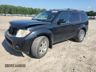 2010 Nissan Pathfinder LE with VIN 5N1AR1NN1AC607413, listed as a Copart auction lot 63786895 with 154,150 mi miles and Salvage title. Bid and sale history available at DreamBid. Image 1.