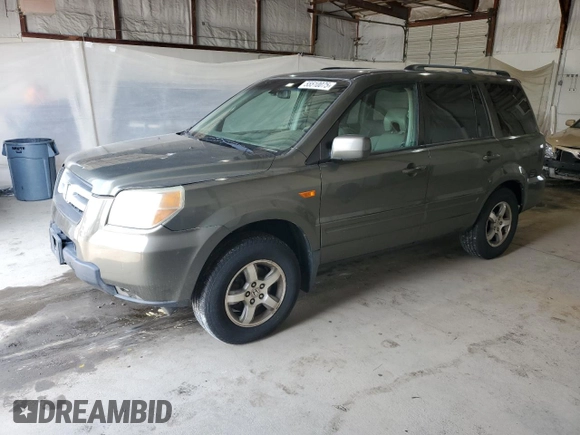 2006 Honda Pilot EX-L with VIN 5FNYF18636B003341, listed as a Copart auction lot 55510075 with 208,816 mi miles and Clean Title. Bid and sale history available at DreamBid. Image 1.