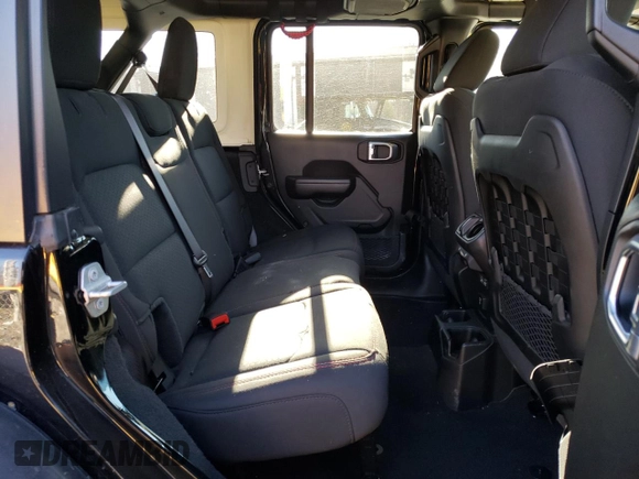 2021 Jeep Wrangler Unlimited Rubicon with VIN 1C4HJXFGXMW580776, listed as a Copart auction lot 46478105 with 56,120 mi miles and Salvage Title. Bid and sale history available at DreamBid. Image 12.