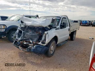 2016 Ford F-250 XL with VIN 1FDBF2A65GEC17980, listed as a Copart auction lot 59126735 with 133,574 mi miles and Salvage title. Bid and sale history available at DreamBid. Image 1.