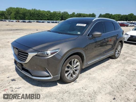 2018 Mazda CX-9 Grand Touring with VIN JM3TCADY1J0212568, listed as a Copart auction lot 60195385 with 151,099 mi miles and Salvage title. Bid and sale history available at DreamBid. Image 1.