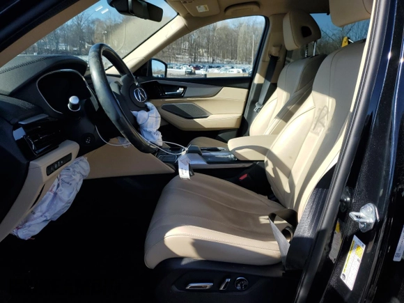 2023 Acura MDX w/Technology Package with VIN 5J8YE1H45PL035564, listed as a Copart auction lot 43819415 with 16,166 mi miles and Salvage Title. Bid and sale history available at carsss.com. Image 7.