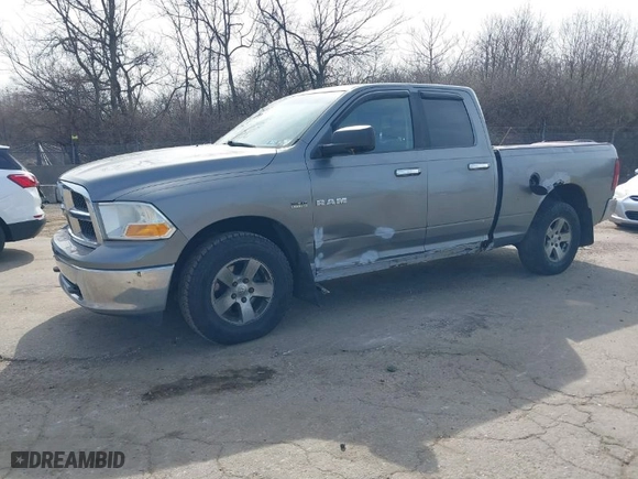 2010 Dodge Ram 1500 SLT with VIN 1D7RV1GT3AS192606, listed as a IAAI auction lot 41791083 with 284,816 mi miles. Bid and sale history available at carsss.com. Image 2.