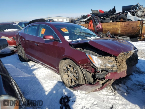 2016 Buick LaCrosse Sport Touring with VIN 1G4G45G33GF183400, listed as a Copart auction lot 41443495 with Not provided miles and Salvage title. Bid and sale history available at DreamBid. Image 4.