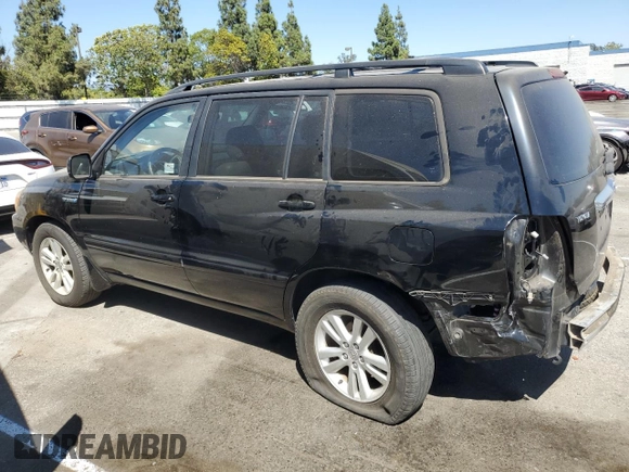 2006 Toyota Highlander Hybrid with VIN JTEDW21A360016359, listed as a Copart auction lot 68872664 with 195,906 mi miles and Salvage Title. Bid and sale history available at carsss.com. Image 2.