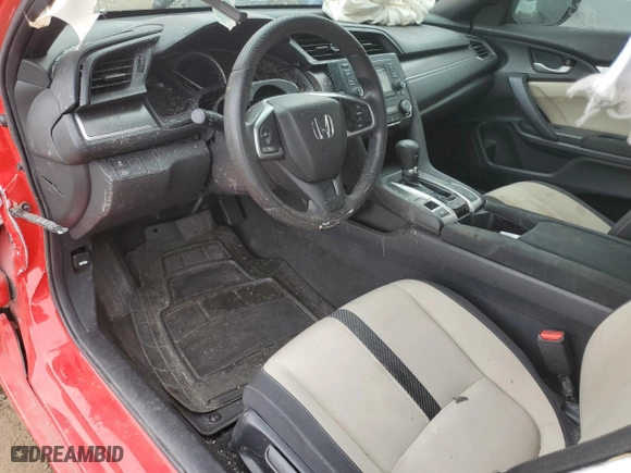 2018 Honda Civic Coupe LX-P with VIN 2HGFC4B00JH303672, listed as a Copart auction lot 45507415 with 102,156 mi miles and Salvage Title. Bid and sale history available at carsss.com. Image 8.