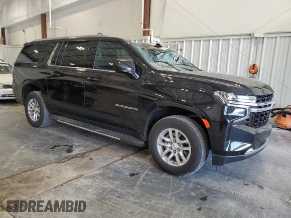 2023 Chevrolet Suburban LS with VIN 1GNSKBEDXPR507852, listed as a Copart auction lot 68348864 with 20,808 mi miles and Salvage title. Bid and sale history available at DreamBid. Image 4.
