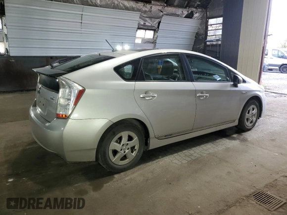 2010 Toyota Prius II with VIN JTDKN3DU6A0158501, listed as a Copart auction lot 55160735 with 136,027 mi miles and Salvage Title. Bid and sale history available at carsss.com. Image 3.