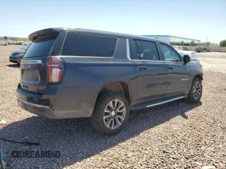 2022 Chevrolet Suburban LT with VIN 1GNSKCKDXNR317511, listed as a Copart auction lot 52573795 with 134,062 mi miles and Salvage Title. Bid and sale history available at DreamBid. Image 3.