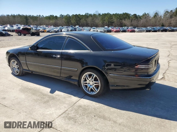 2001 Mercedes-Benz CL with VIN WDBPJ75J71A013294, listed as a Copart auction lot 47630855 with Not Provided miles and Salvage Title. Bid and sale history available at carsss.com. Image 2.