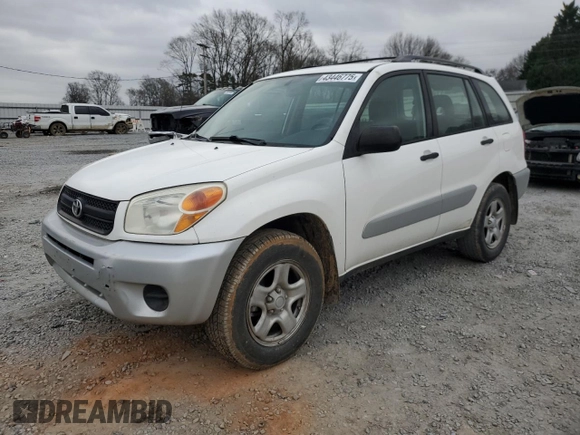 2005 Toyota RAV4 with VIN JTEGD20V150059619, listed as a Copart auction lot 43446775 with 122,335 mi miles and Salvage Title. Bid and sale history available at carsss.com. Image 1.