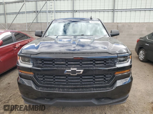 2017 Chevrolet Silverado 1500 Custom with VIN 1GCVKPEC4HZ286101, listed as a Copart auction lot 48400425 with 43,874 mi miles and Salvage Title. Bid and sale history available at DreamBid. Image 5.