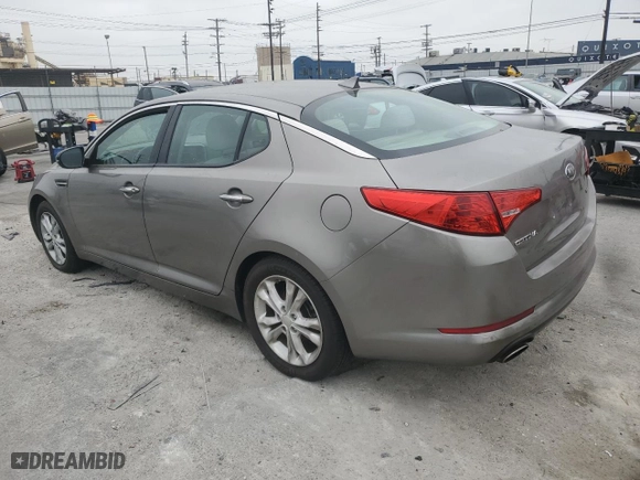 2013 Kia Optima LX with VIN 5XXGM4A74DG098556, listed as a Copart auction lot 49738605 with 159,388 mi miles and Salvage Title. Bid and sale history available at carsss.com. Image 2.