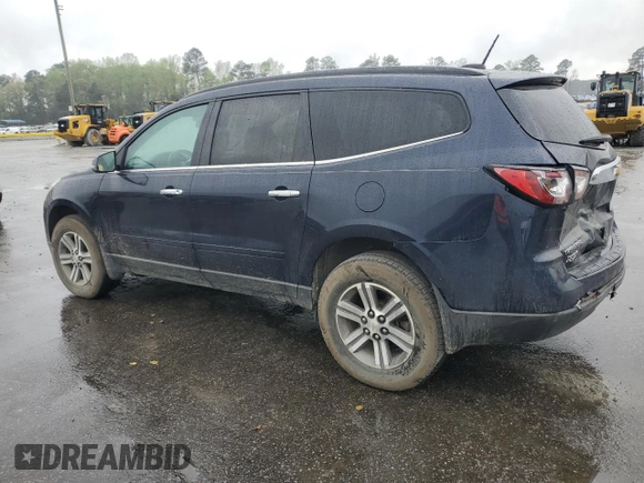 2017 Chevrolet Traverse LT with VIN 1GNKRHKD3HJ143938, listed as a Copart auction lot 51129285 with 92,187 mi miles and Salvage Title. Bid and sale history available at DreamBid. Image 2.