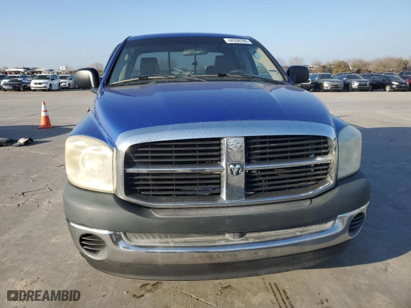 2007 Dodge Ram 1500 ST with VIN 1D7HA18K87J587635, listed as a Copart auction lot 44356785 with 166,095 mi miles and Clean Title. Bid and sale history available at carsss.com. Image 5.