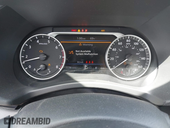 2024 Nissan Sentra SV with VIN 3N1AB8CV3RY348143, listed as a IAAI auction lot 41860747 with 2,270 mi miles and . Bid and sale history available at DreamBid. Image 15.
