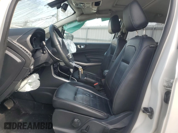 2018 Ford EcoSport Titanium z VIN MAJ6P1WL6JC245470, wystawiony jako Copart lot #47725225 z przebiegiem 190 034 mil mil oraz Szkody całkowita. Historia ofert i sprzedaży dostępna na DreamBid. Obrazek 7.