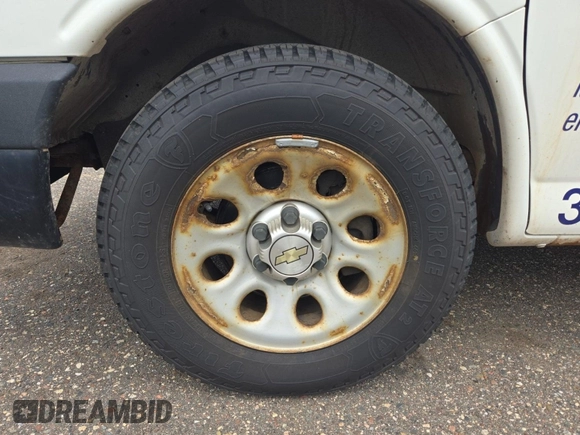 2013 Chevrolet Express Cargo with VIN 1GCSGAFXXD1171823, listed as a IAAI auction lot 42509676 with 314,409 mi miles and . Bid and sale history available at DreamBid. Image 1.