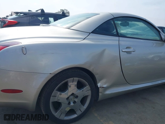 2002 Lexus SC 430 z VIN JTHFN48Y520017410, wystawiony jako IAAI lot #42408170 z przebiegiem 149 875 mil mil oraz . Historia ofert i sprzedaży dostępna na DreamBid. Obrazek 6.