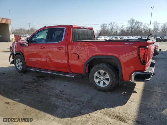 2020 GMC Sierra 1500 SLE with VIN 1GTR9BEK1LZ168569, listed as a Copart auction lot 48932105 with 42,893 mi miles and Salvage Title. Bid and sale history available at carsss.com. Image 2.