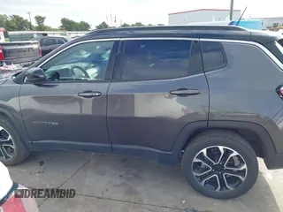 2024 Jeep Compass Limited with VIN 3C4NJDCN1RT596947, listed as a IAAI auction lot 42475127 with 35,210 mi miles and . Bid and sale history available at DreamBid. Image 14.