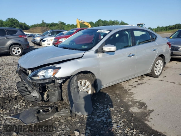 2017 Nissan Sentra S with VIN 3N1AB7AP1HY236650, listed as a Copart auction lot 60034875 with 67,496 mi miles and Salvage title. Bid and sale history available at DreamBid. Image 1.