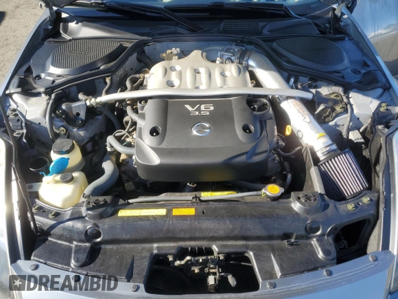 2005 Nissan 350Z Touring with VIN JN1AZ36A55M759497, listed as a Copart auction lot 46308485 with 74,121 mi miles and Salvage title. Bid and sale history available at DreamBid. Image 11.