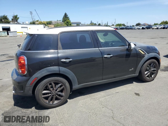2013 MINI Countryman S ALL4 with VIN WMWZC5C52DWP30625, listed as a Copart auction lot 62772395 with 129,498 mi miles and Salvage title. Bid and sale history available at DreamBid. Image 3.