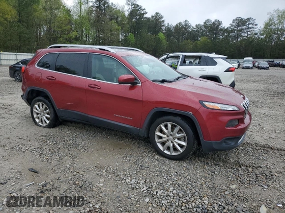 2017 Jeep Cherokee Limited with VIN 1C4PJLDS2HW667881, listed as a Copart auction lot 51294845 with 81,363 mi miles and Salvage title. Bid and sale history available at DreamBid. Image 4.