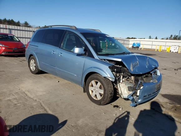 2004 Nissan Quest SE with VIN 5N1BV28U14N331087, listed as a Copart auction lot 79822814 with 190,637 mi miles and Salvage Title. Bid and sale history available at carsss.com. Image 4.