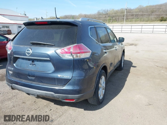 2016 Nissan Rogue SV z VIN KNMAT2MV6GP708803, wystawiony jako IAAI lot #42049440 z przebiegiem 107 359 mil mil oraz . Historia ofert i sprzedaży dostępna na DreamBid. Obrazek 4.