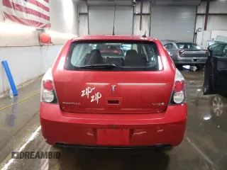 2009 Pontiac Vibe w/1SB with VIN 5Y2SP67019Z432876, listed as a Copart auction lot 78551534 with 128,207 mi miles and Salvage Title. Bid and sale history available at carsss.com. Image 6.
