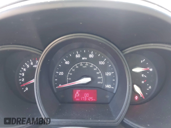 2017 Kia Rio LX with VIN KNADM4A39H6061634, listed as a IAAI auction lot 41839494 with 173,125 mi miles. Bid and sale history available at carsss.com. Image 7.