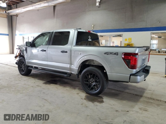 2024 Ford F-150 STX with VIN 1FTEW2LP8RKF13149, listed as a Copart auction lot 50226125 with 2,637 mi miles and Salvage Title. Bid and sale history available at carsss.com. Image 2.