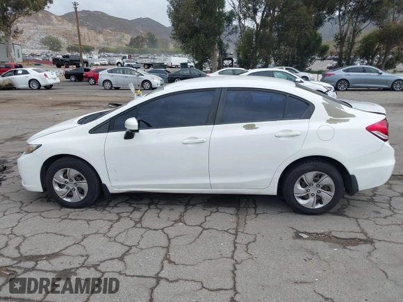 2014 Honda Civic Sedan LX with VIN 2HGFB2F50EH557224, listed as a IAAI auction lot 42105114 with 175,815 mi miles. Bid and sale history available at carsss.com. Image 14.