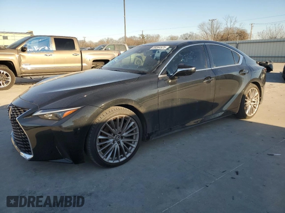 2024 Lexus IS 300 with VIN JTHDA1D2XR5128907, listed as a Copart auction lot 89364525 with 10,573 mi miles and Salvage title. Bid and sale history available at DreamBid. Image 1.