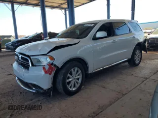 2020 Dodge Durango SXT z VIN 1C4RDHAG2LC394058, wystawiony jako Copart lot #46457775 z przebiegiem 89 442 mil mil oraz Szkoda całkowita • Salvage title. Historia ofert i sprzedaży dostępna na DreamBid. Obrazek 1.