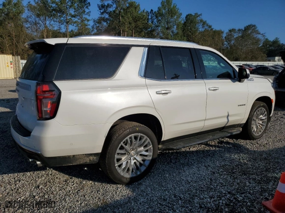 2023 Chevrolet Tahoe High Country with VIN 1GNSKTKLXPR549617, listed as a Copart auction lot 74055114 with 18,394 mi miles and Salvage Title. Bid and sale history available at carsss.com. Image 3.