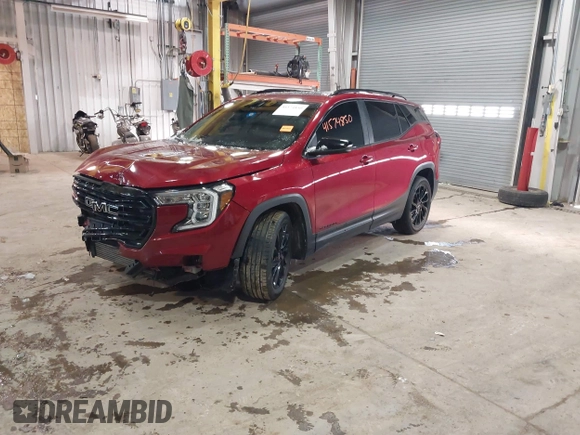 2023 GMC Terrain SLE with VIN 3GKALMEG0PL205294, listed as a IAAI auction lot 41574850 with 42,213 mi miles. Bid and sale history available at carsss.com. Image 23.