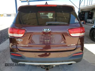 2016 Kia Sorento EX with VIN 5XYPHDA10GG134372, listed as a Copart auction lot 55132025 with 261,022 mi miles and Salvage Title. Bid and sale history available at DreamBid. Image 6.