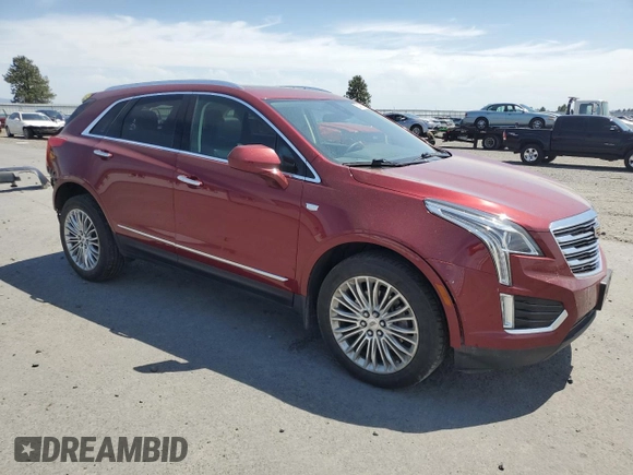 2017 Cadillac XT5 Luxury AWD with VIN 1GYKNDRS2HZ263419, listed as a Copart auction lot 63438215 with 62,982 mi miles and Salvage title. Bid and sale history available at DreamBid. Image 4.