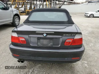 2006 BMW 3 Series 330Ci with VIN WBABW534X6PZ40256, listed as a Copart auction lot 47772435 with 122,180 mi miles and Salvage Title. Bid and sale history available at carsss.com. Image 6.
