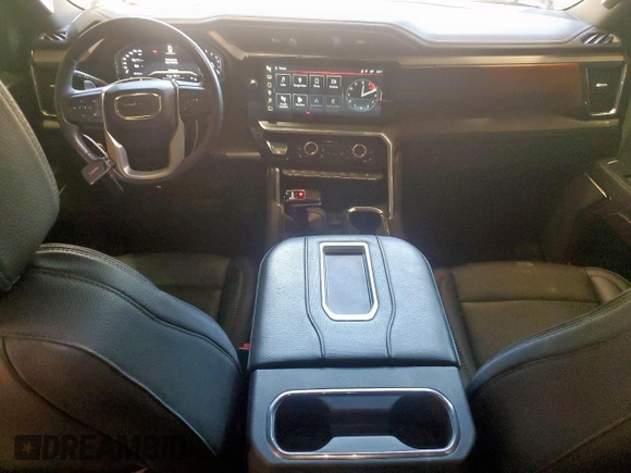 2022 GMC Sierra 1500 with VIN 3GTUUGET3NG614416, listed as a Copart auction lot 57990075 with 58,154 mi miles and Salvage title. Bid and sale history available at DreamBid. Image 8.