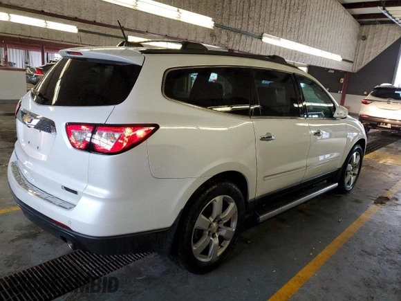 2017 Chevrolet Traverse Premier with VIN 1GNKVJKD9HJ323573, listed as a Copart auction lot 47607905 with 82,051 mi miles and Salvage Title. Bid and sale history available at DreamBid. Image 3.