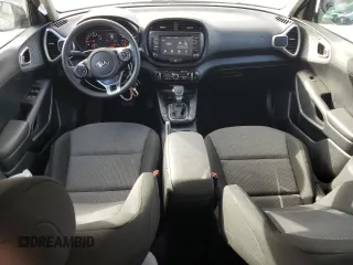 2021 Kia Soul LX with VIN KNDJ23AU1M7762221, listed as a Copart auction lot 41817715 with 33,829 mi miles and Salvage Title. Bid and sale history available at carsss.com. Image 8.